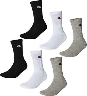Champion Unisex Core 6pp Crew Socks (Pack of 6)