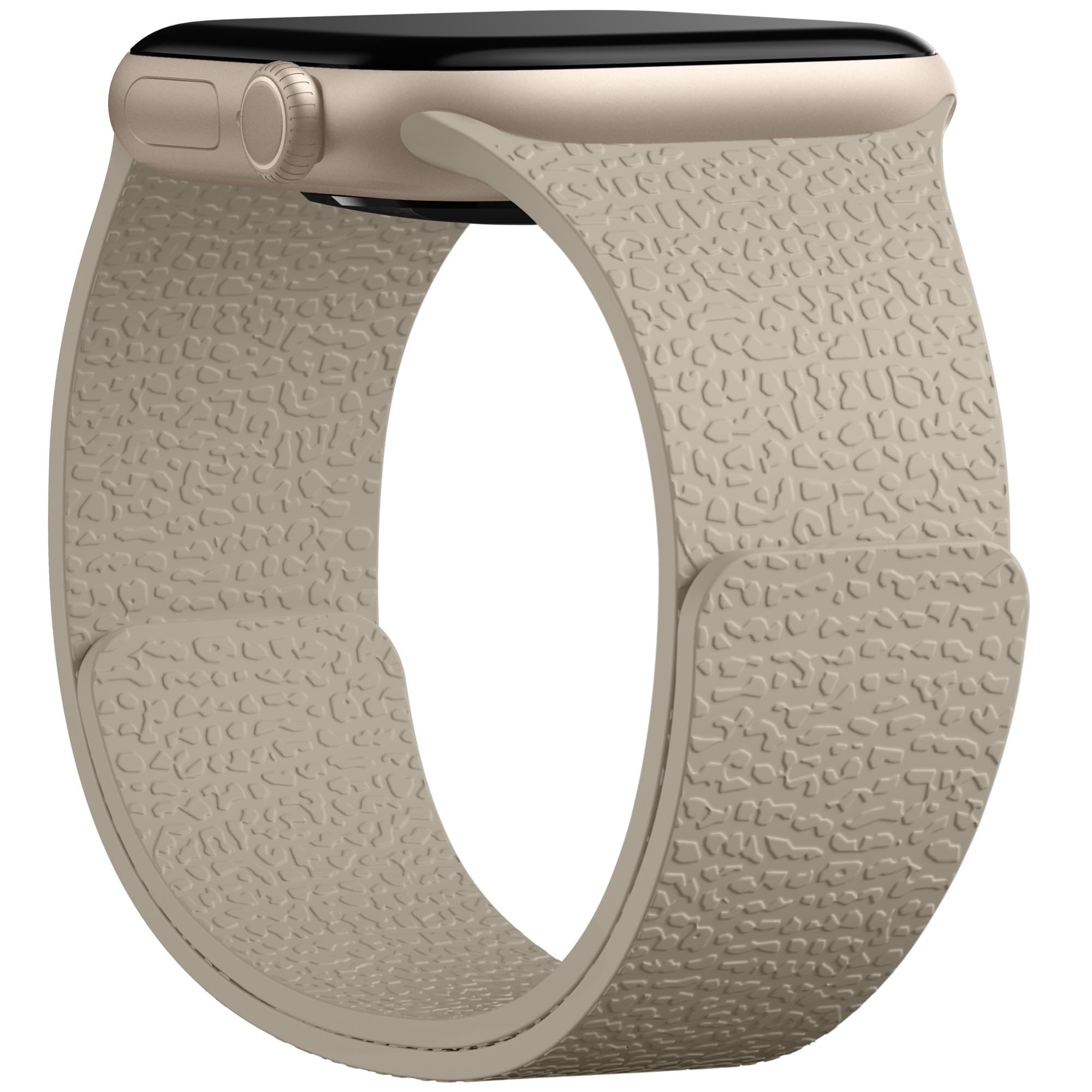 Silicone Magnetic Strap Compatible with Apple Watch 38mm 40mm 41mm 42mm 45mm 46m