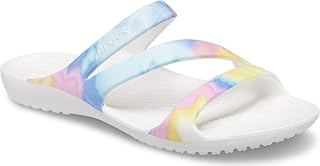 Crocs Kadee II Graphic Sandal W, Women's Clogs, Pastel Dye, 43/44 EU