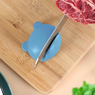 Mini Knife Sharpener Frog Shape Knife Sharpener Compact Hand Tool Kitchen Accessories Easy to Store One Pack or Three (1 Pack, Navy)
