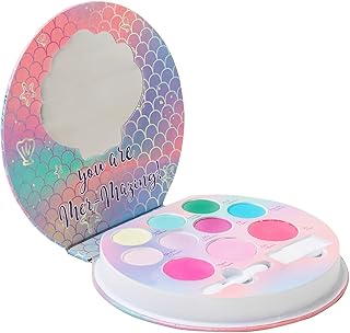 Lip Smacker Sparkle &amp; Shine Eyeshadow Makeup Palette, Mermaid Palette Shimmer | Christmas Make Up Collection | Holiday Present | Gift for Girls