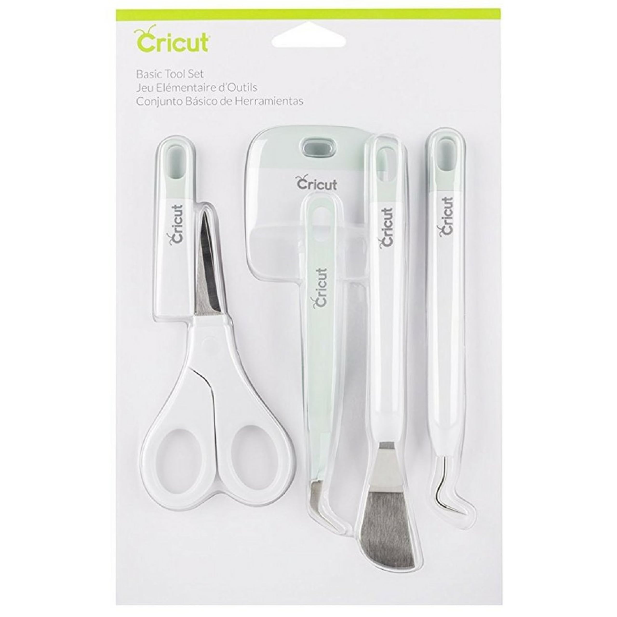Cricut Basic Tool Set - 5-Piece Precision Tool Kit, Mint | Perfect for Vinyl, Pa