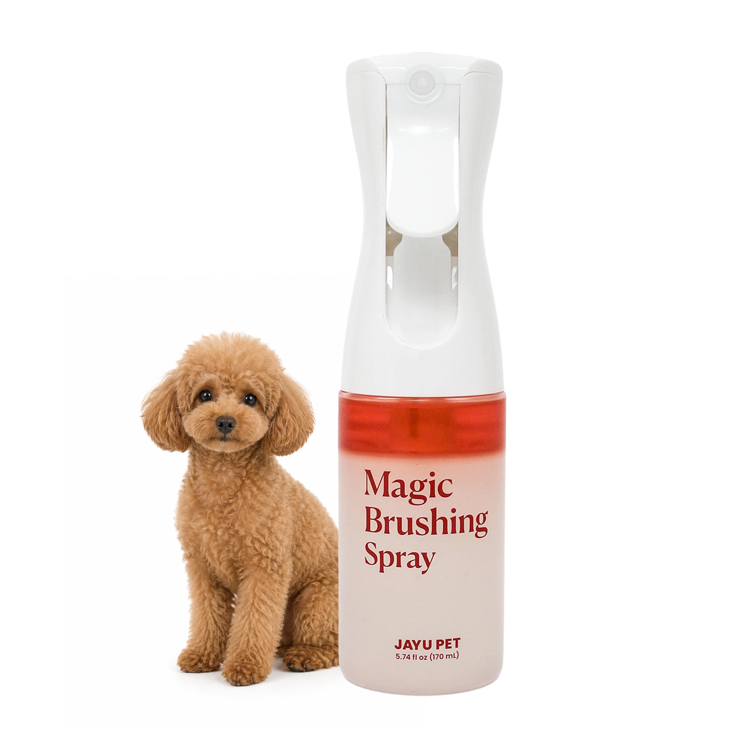 JAYU PET Magic Brushing Spray - Fur Detangler & Dematting Solution, Hypoallergen