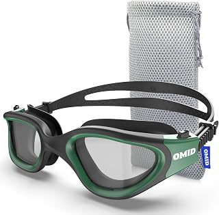 OMID Schwimmbrille, P2 Komfortable Anti-Fog Schwimmbrille für Männer Frauen Erwachsene Jugend