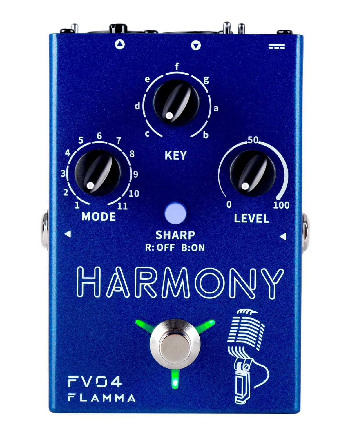 FLAMMA FV04 Vocal Harmony Pedal with 11 Harmony Modes 12 Pitches for Major&Min V