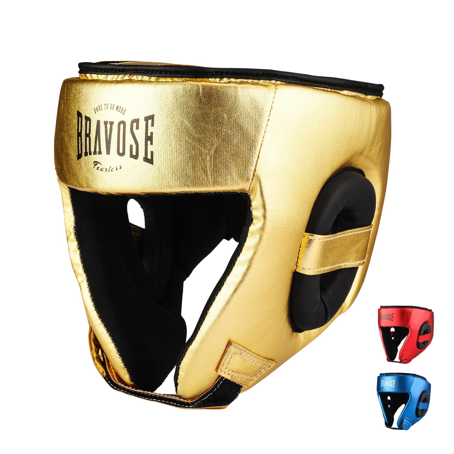 BRAVOSE Fearless Boxing Helmet | Velcro Boxing, Training, Sparring and Martial A