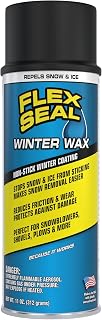 Flex Seal Winter Wax, Repels Snow and Ice, Non-Stick Winter Coating, Shovels, Plows, Snowblowers, Skis and Snowboards, Metal, Fiberglass, Painted and Plastic Surfaces, Clear, 11 oz, Pack of 1