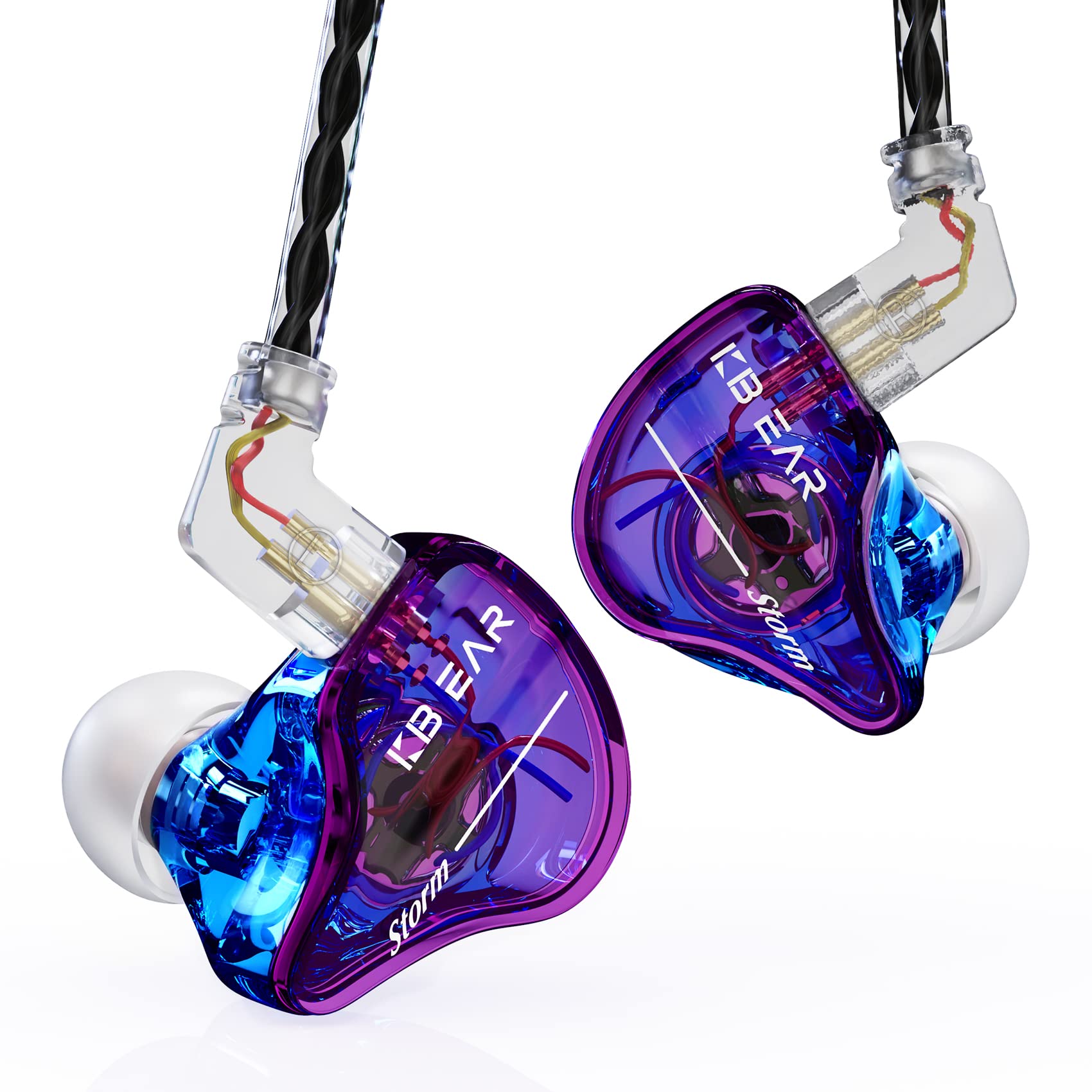 YINYOO KBEAR Storm Professional in Ear Monitor Earphones for Singers Drummers Mu
