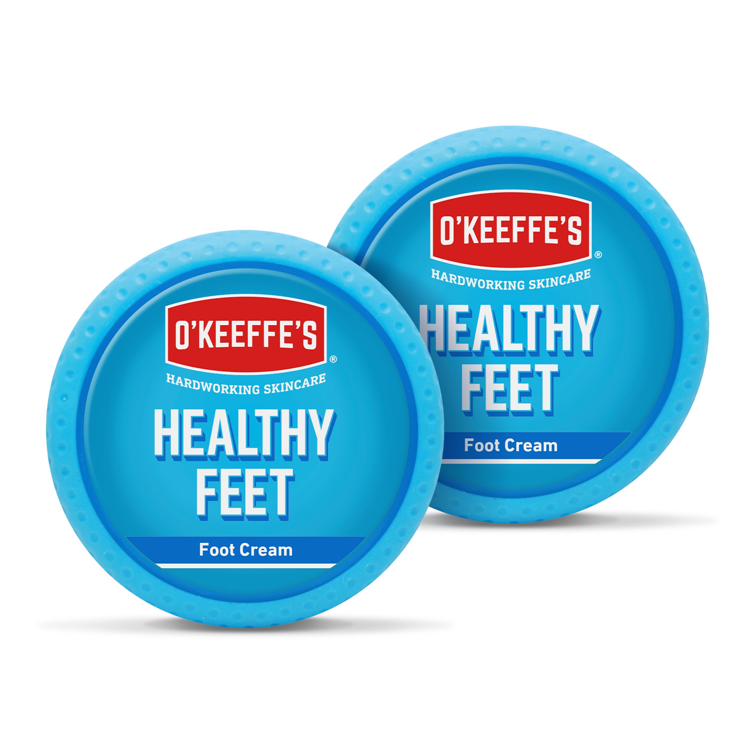 O'Keeffe's Healthy Feet Jar 91g, Twin Pack - Foot Cream for Very Dry Skin, Crack