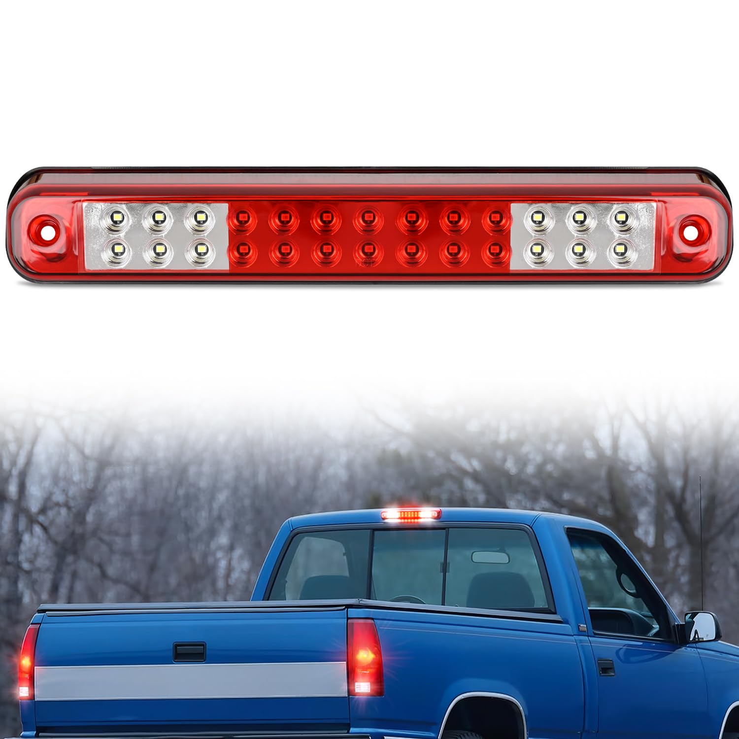 Nilight Third Brake Light for Chevy GMC C/K Series 1500 2500 1994-2000 | for Che