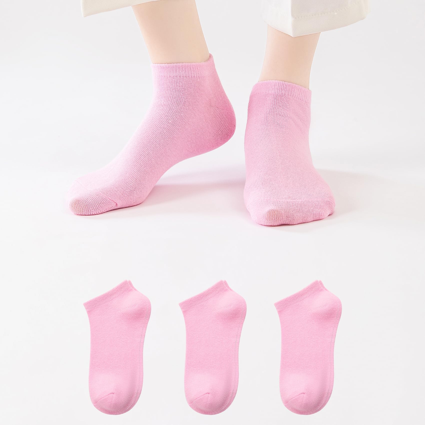 Lot de 3/6/12/18 paires de chaussettes basses confortables et respirantes pour f