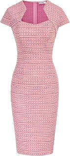 Grace Karin CL7597 Women's 50s Vintage Pencil Dress Cap Sleeve Wiggle Dress