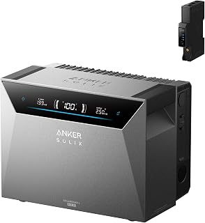 Anker SOLIX Solarbank 4 Pro (5kWh), Solar Battery Storage | 800W On-Grid Output, 4 MPPTs, 5,000W Solar Input, Up to 30kWh Capacity, 2,500W Fast Recharge, 10,000 Cycles
