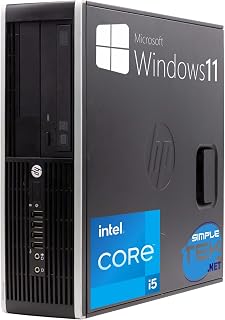 HP Compaq 8300 SFF Core i5 Desktop Computer Up to 3.60GHz Windows 11 Pro 16GB RAM SSD 240GB DisplayPort VGA RS232 Series Refurbished