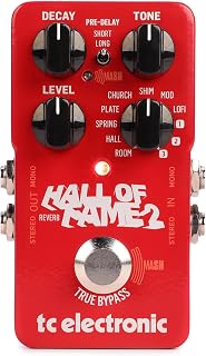 TC Electronic Iconic Reverb Pedal with Groundbreaking MASH Footswitch and Shimmer Effect (HALLOFFAME2REVERB)