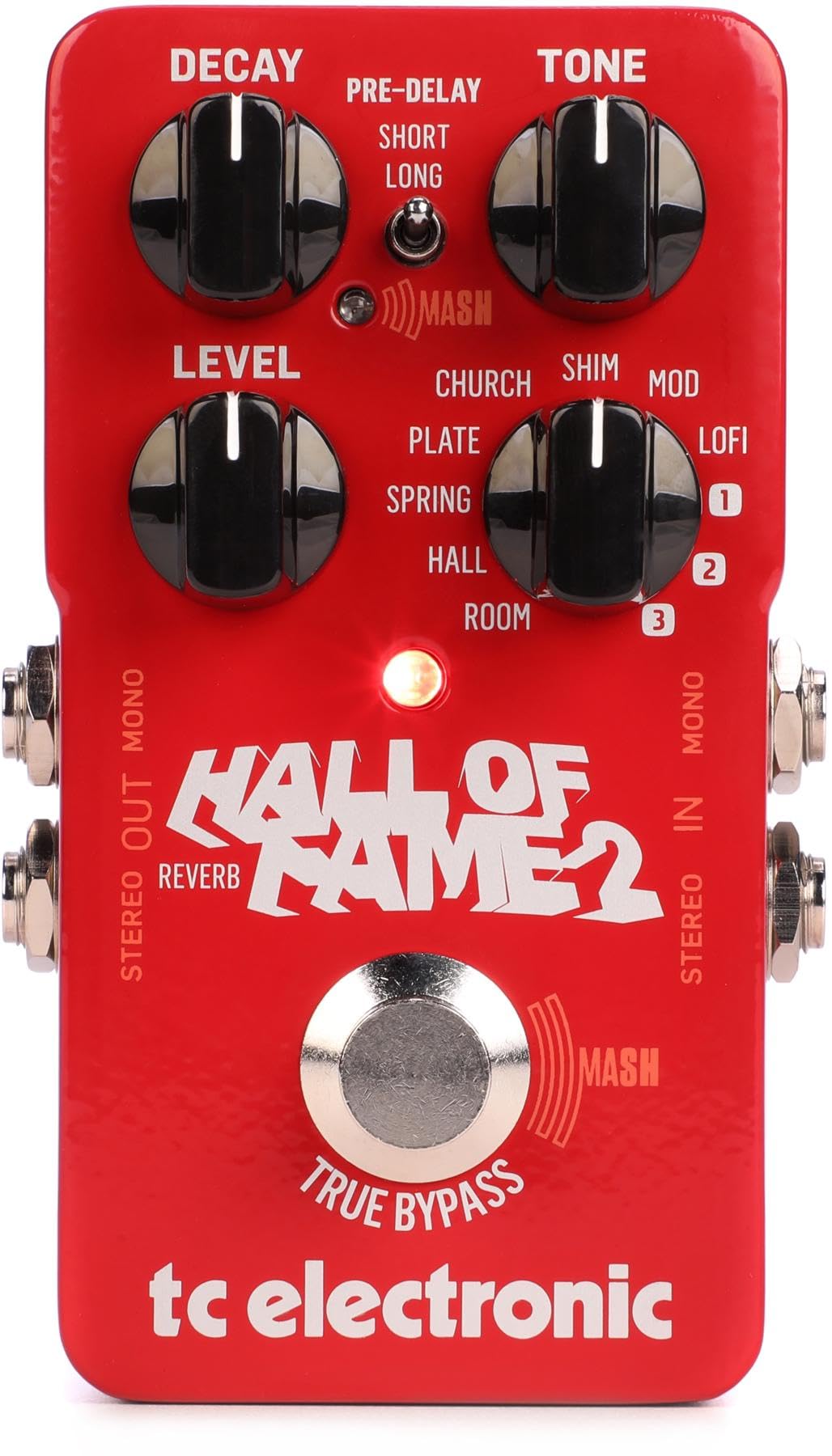 TC Electronic Iconic Reverb Pedal with Groundbreaking MASH Footswitch and Shimme