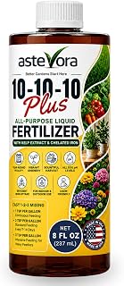 ASTEVORA 10-10-10 All Purpose Plant Food, Liquid Fertilizer, 8oz