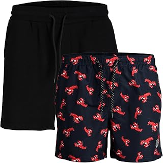 JACK & JONES Men's Sweat Shorts Sports Shorts Bermuda Training Sport Star