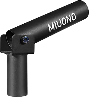 MIUONO Landmine Attachment for Barbell, T Bar Row Attachment Fit for 2" Olympic Bar, Full 360° Swivel for Back or Full-Body Workout Home Gym Equipment