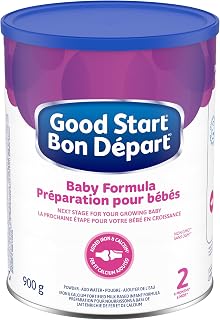 GOOD START 2, Baby Formula, Powder, 6+ months, 900 g | Added iron and calcium, Comfort proteins, Non-GMO, Packaging May Vary, Recyclable canister