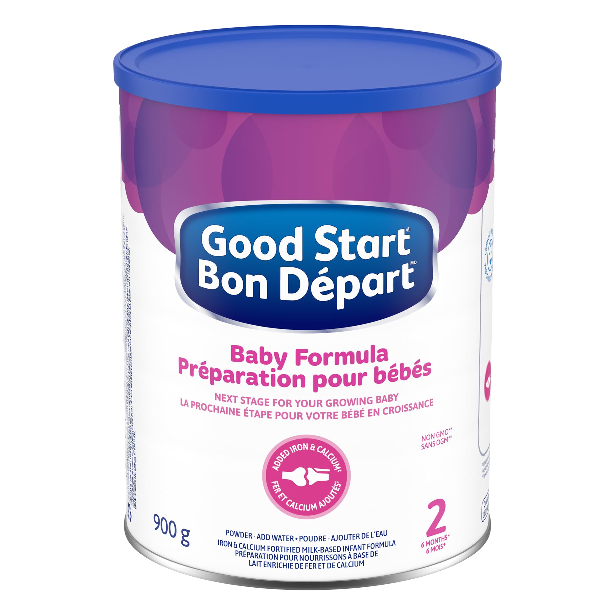 GOOD START 2, Baby Formula, Powder, 6+ months, 900 g | Added iron and calcium, C