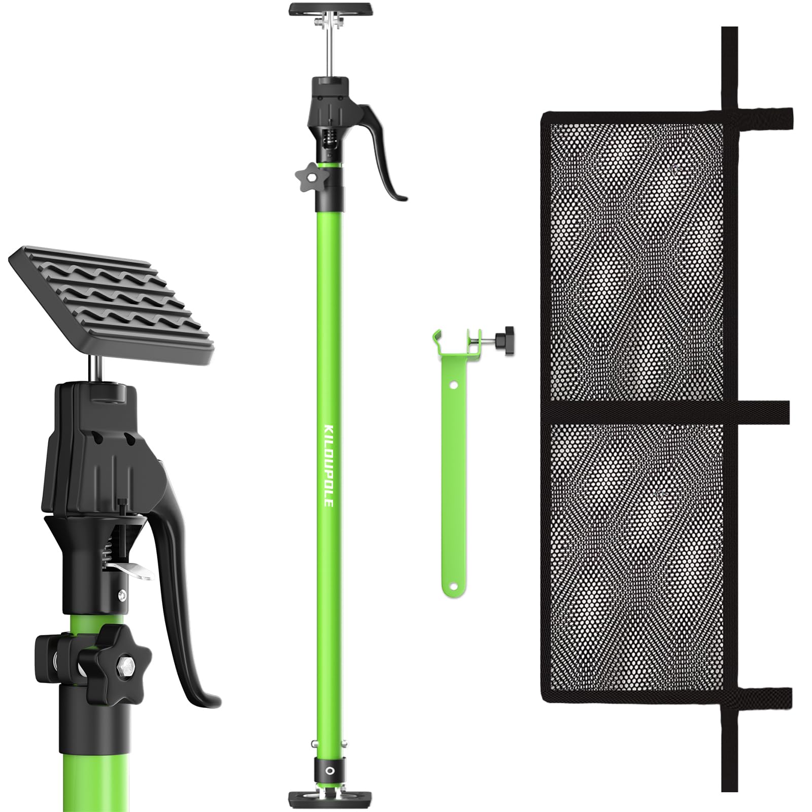KILOUPOLE Adjustable Cargo Bars, 40" to 79" Non-Slip Truck Bed Divider, Cargo Ba