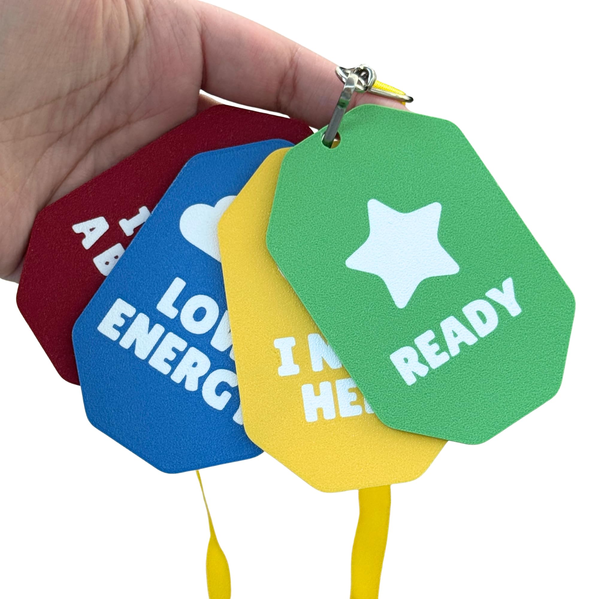Communication Lanyard Tags for Children | Visual Emotion & Needs Cards | Autism,