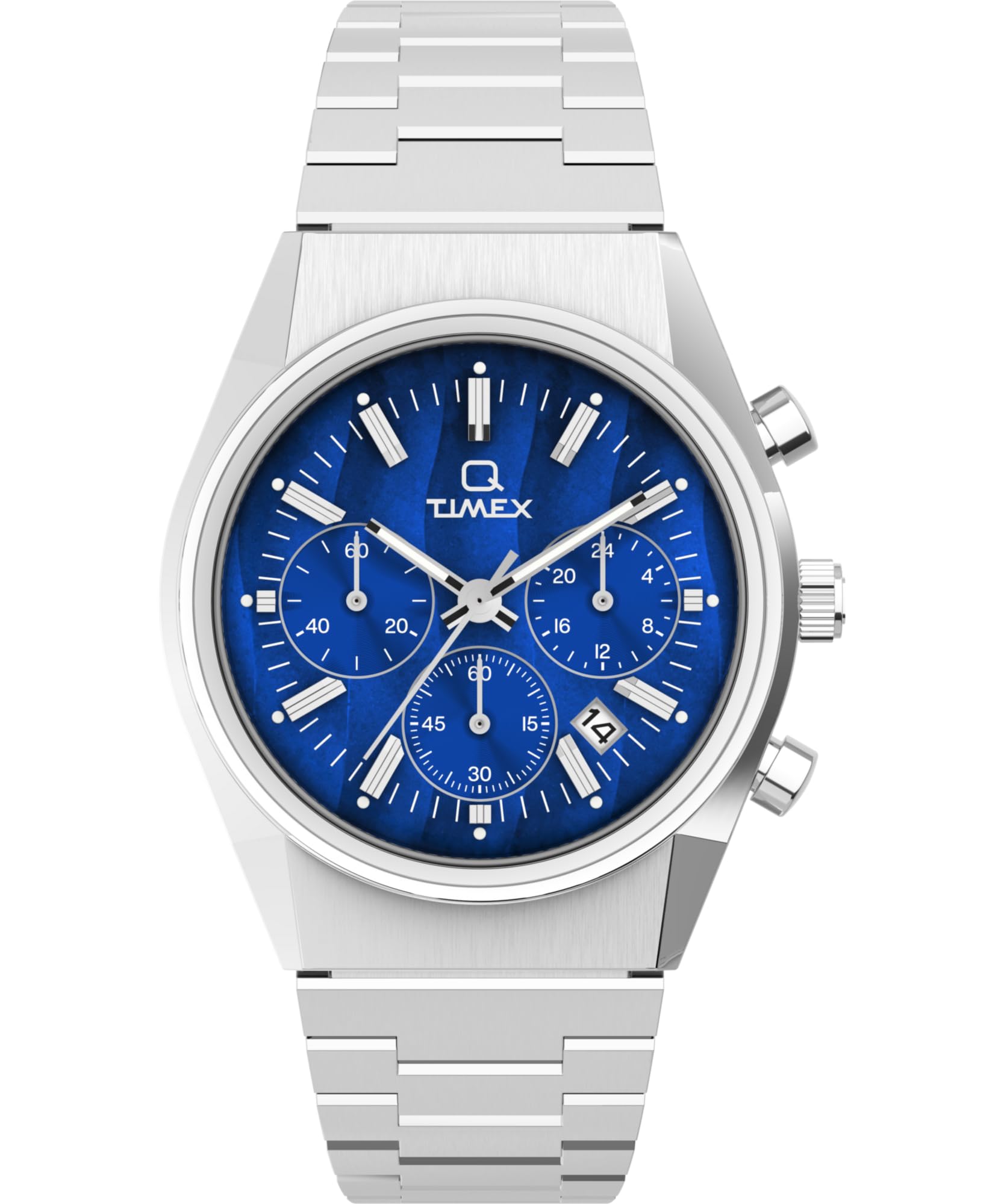 Timex Men's Q Falcon Eye Chronograph 40mm Watch