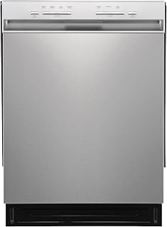 Kenmore 24" Hybrid Tub Dishwasher - Fingerprint Resistant Stainless Steel | 54 DBA - MoreSpace Adjustable Rack, UltraWash, High Temp & SmartWash - 12 Place Settings - ENERGY STAR Certified