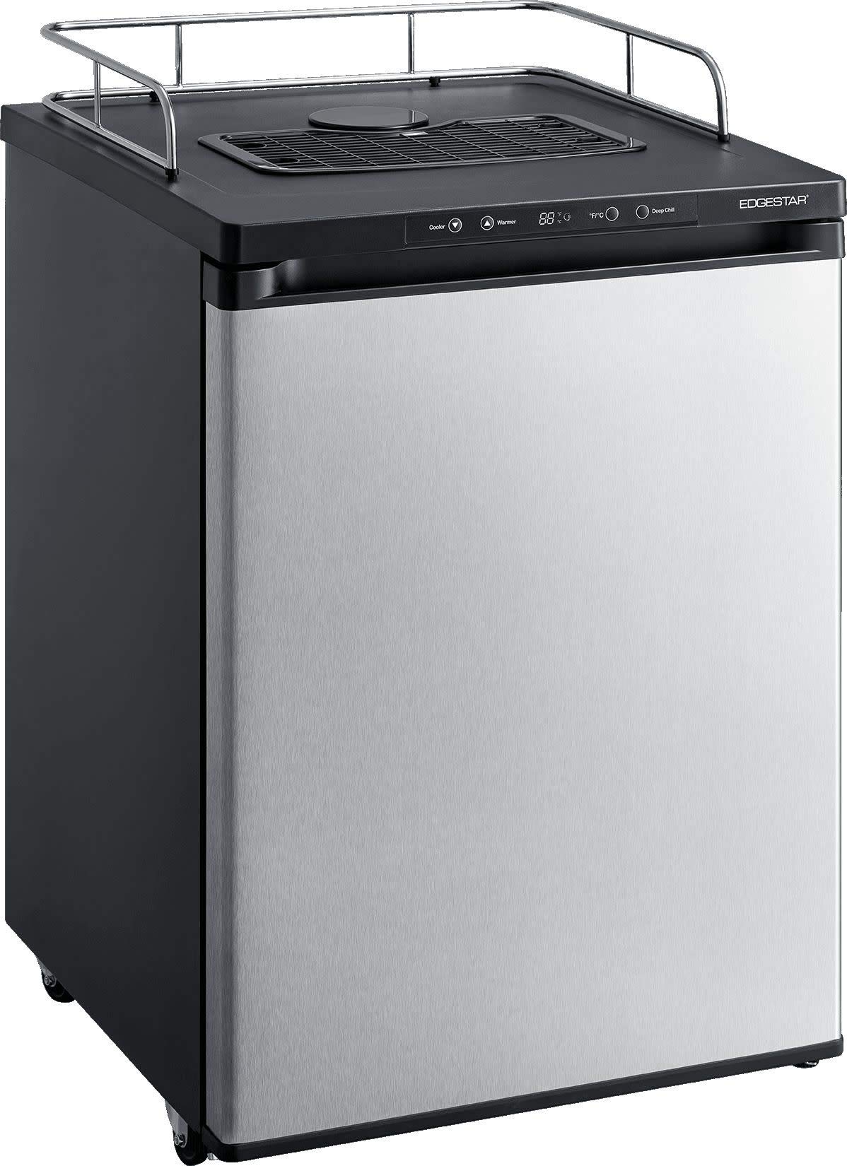 EdgeStar 24 Inch Wide Kegerator Conversion Refrigerator | Freestanding Only, Sto