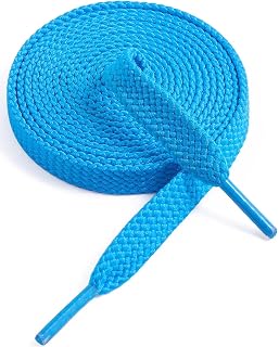 VSUDO Flat Double Layer Shoe Laces for Sneakers, Thick Flat Sneakers Shoelaces