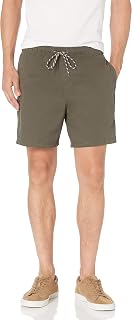 Amazon Essentials Men's 6" Inseam Regular Fit Drawstring Shorts with Elastic Waist and Pockets