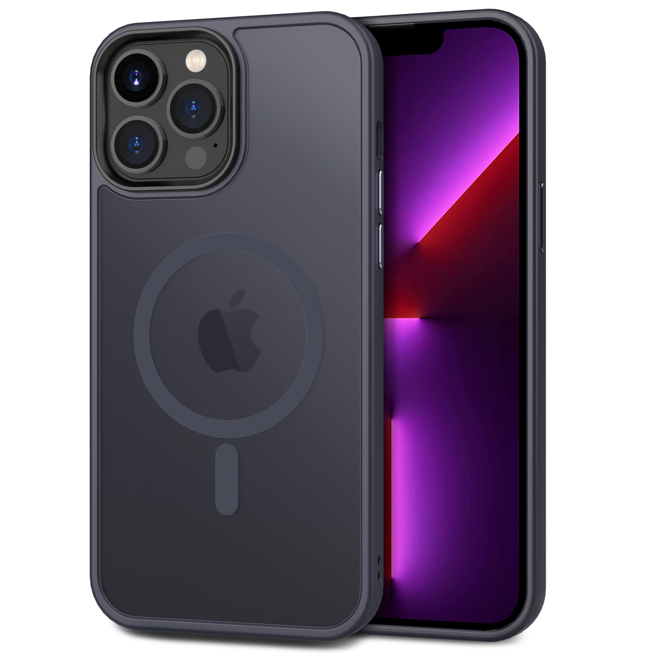 CACOE Magnetic Case for iPhone 13 Pro 6.1 inch, Dark Blue-1