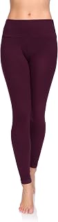 SOFTSAIL Women's Leggings 95% Cotton Leggings for Women High Waist Total Length Legging Elastic Trousers Leisure Relax Walking
