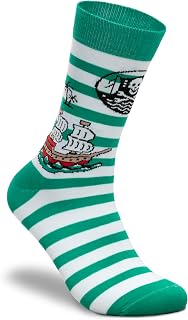Funny Men's Socks - with Designs and Prints - Original Designs - Made in Spain - One Size Fits All - Valid from Size 40-45 - Bicycles - Cars, Bicycles