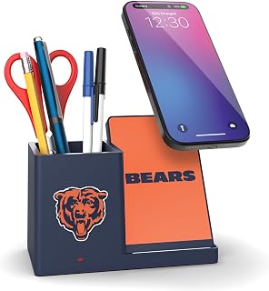 SOAR NFL Unisex Wireless Charging Stand and Desktop Organizer