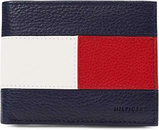 Tommy Hilfiger Men's Leather Orson RFID Bifold Wallet with Removable Passcase