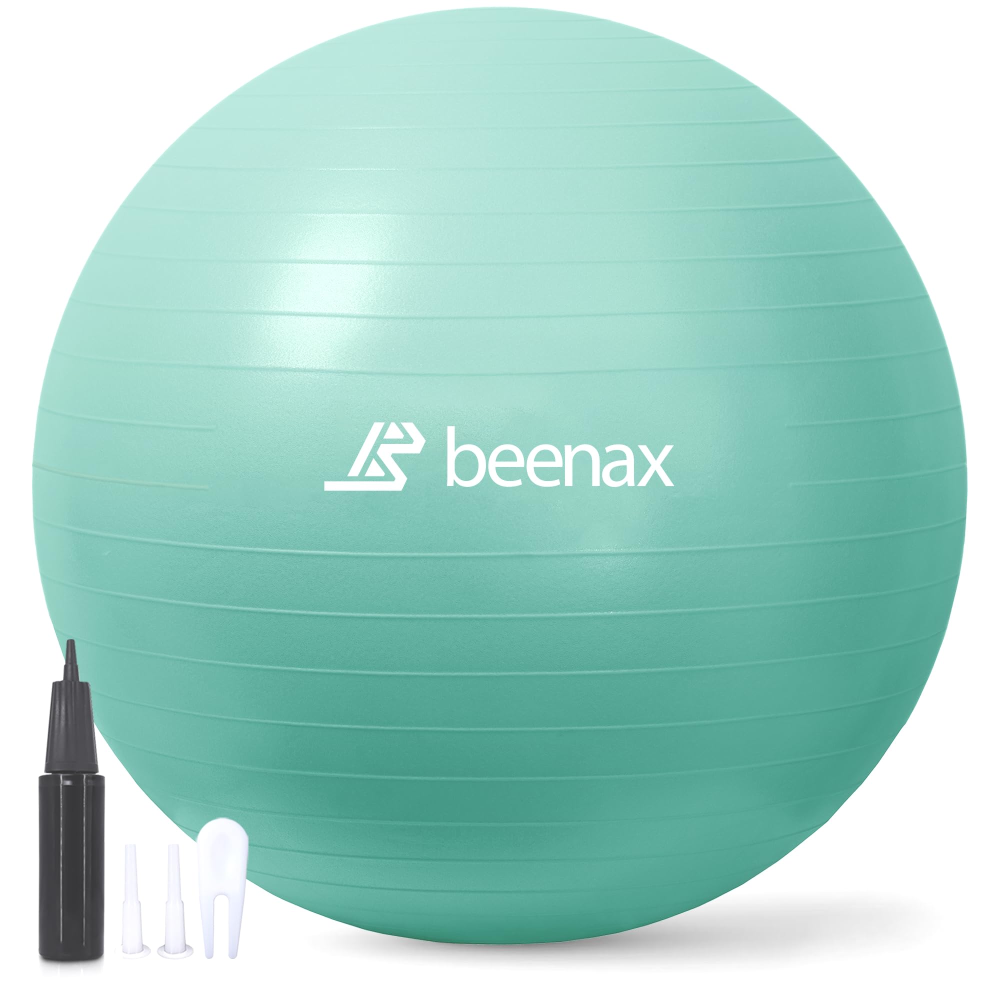 Beenax Exercise Gym Ball 55cm 65cm 75cm - Anti-Burst, Fitness & Pregnancy