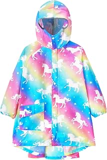 WAWSAM Regenponcho Kinder Wasserdicht Regencape Kinder Leicht
