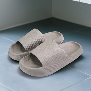 Cloud Slippers for Women and Men, Ultra Comfortable Slippers, Lightweight Shower Shoes with Thick Sole, Non-Slip Bath Sandals, Easy Clean, Indoor and Outdoor Slides