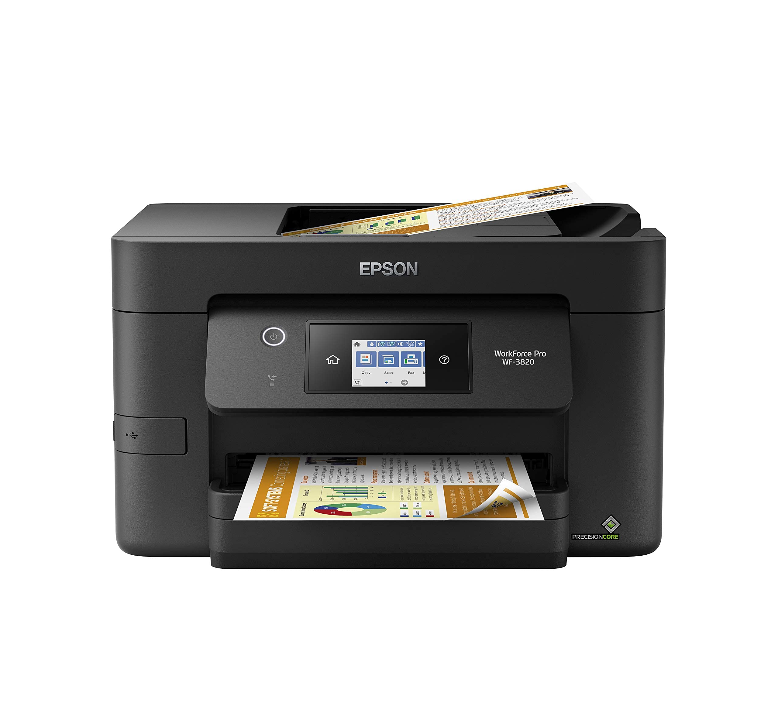 Epson Workforce Pro WF-3820 Wireless Color All-in-One Inkjet Printer | Print, sc