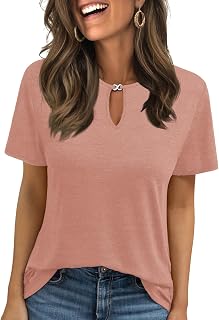 KILISU Womens Summer Tops Cutout Fashion Short Sleeve Cute Casual T Shirts Trendy 2026