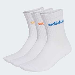 adidas Linear Crew Cushioned Socks 3 Pairs Socks Unisex