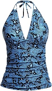 Yonique Women's Modern/Fitted Tankini Top (Pack of 1)