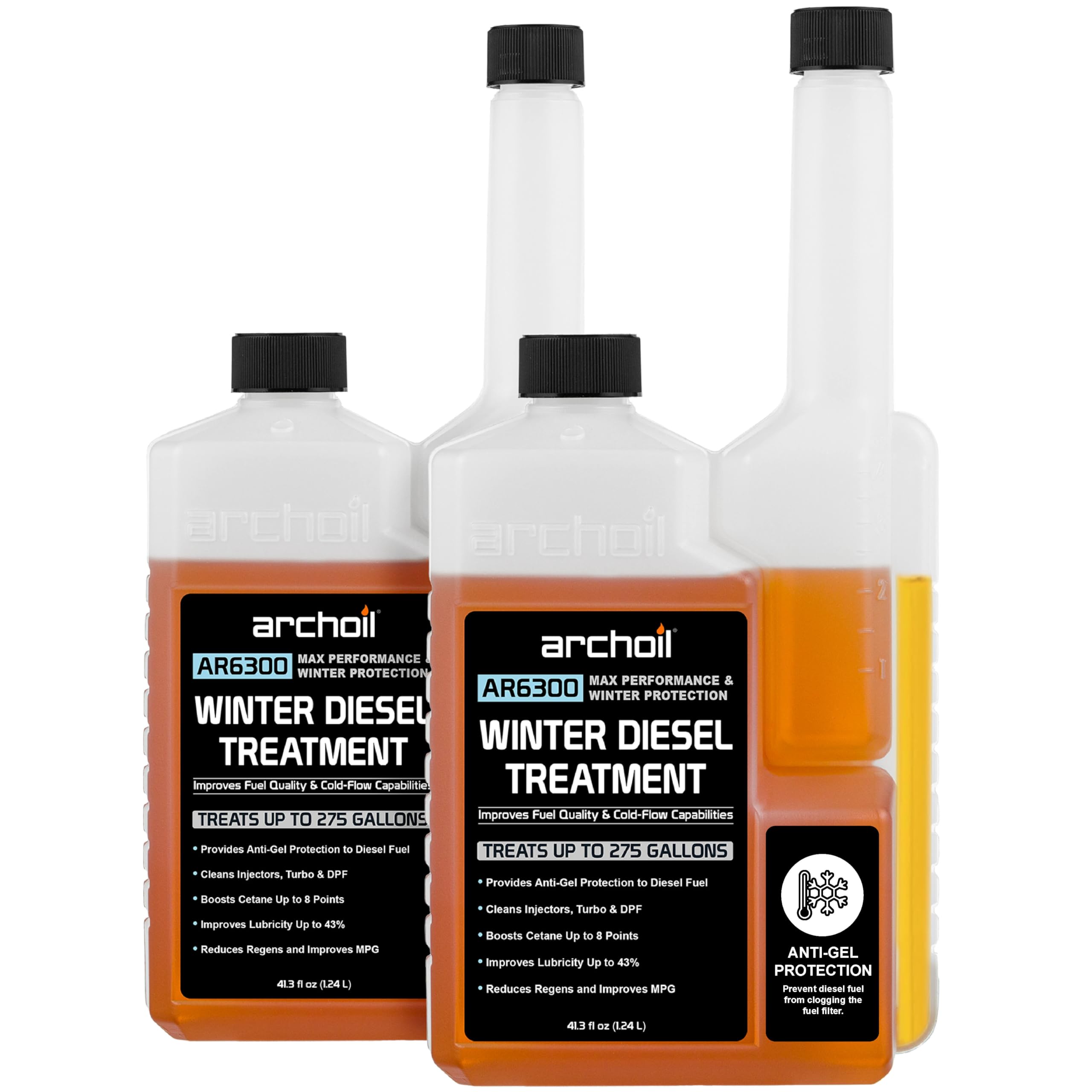 Archoil AR6300 Winter Diesel Treatment (41 oz) Two Pack, Treats 550 Gallons, Die