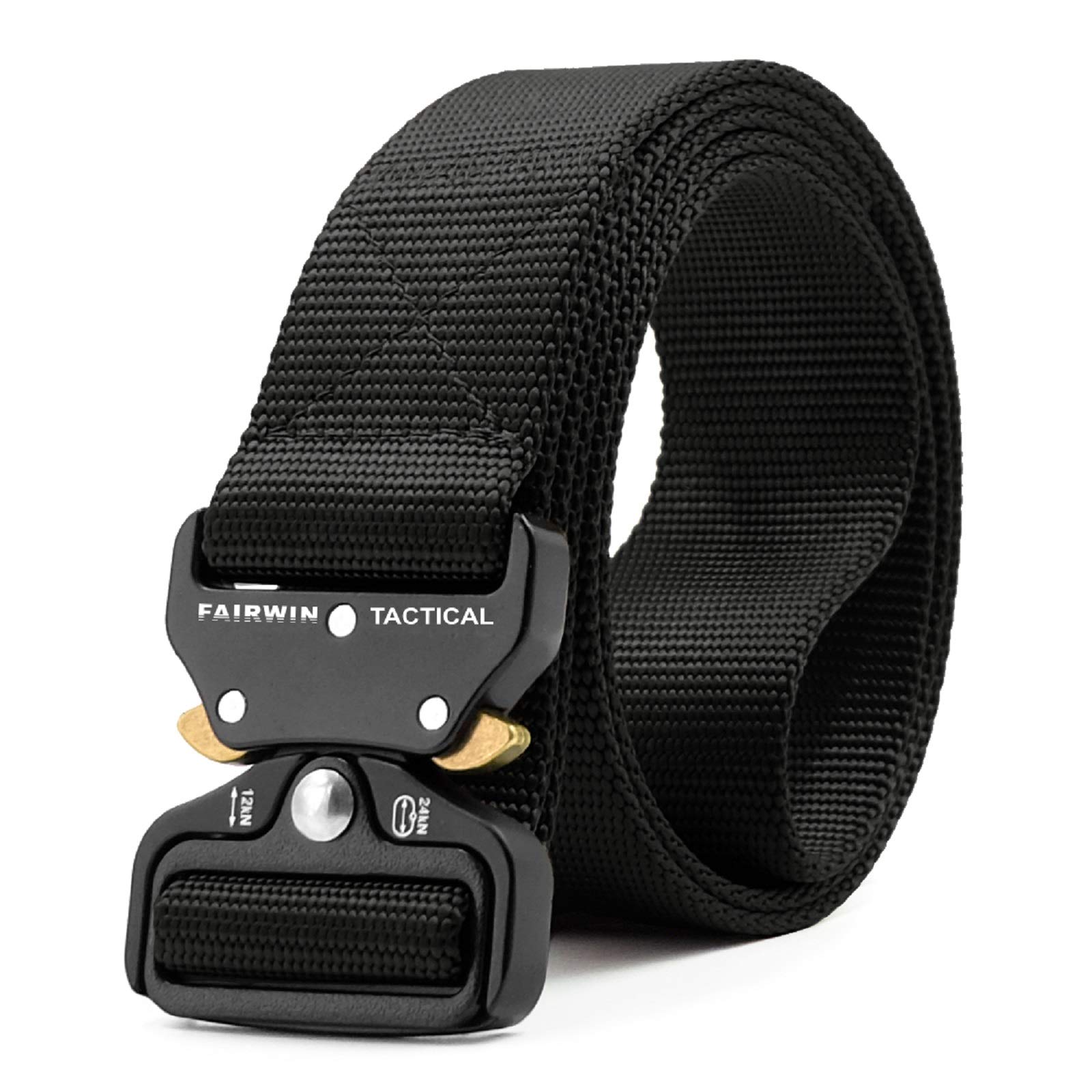 FAIRWIN Tactical Belt, Work Belts for Men Military Webbing Riggers Web Belt Heav