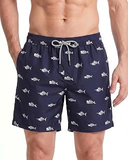MaaMgic Men's Swim Shorts Fast Drying Beach Surfing Swimming Trunks Multi-Functions Home Workout with Mesh Lining with Mesh Lining