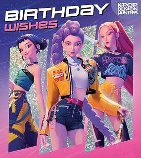 KPOP Birthday Card 'Birthday Wishes' K-pop Demon Hunters Birthday Cards