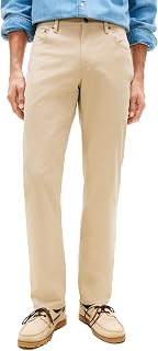 Tommy Hilfiger Men's Causal Five Pocket Pants with Stretch in Straight Fit