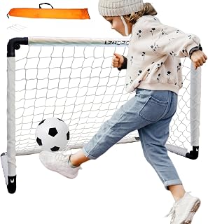 Football Goal Indoor Portable Foldable Mini Goal for Kids, Kids Football Goals for the Garden/Indoor/Outdoor, Christmas/Birthday Gift for Children Toys